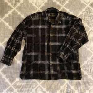 True Grit Plaid Fleece Big Shirt